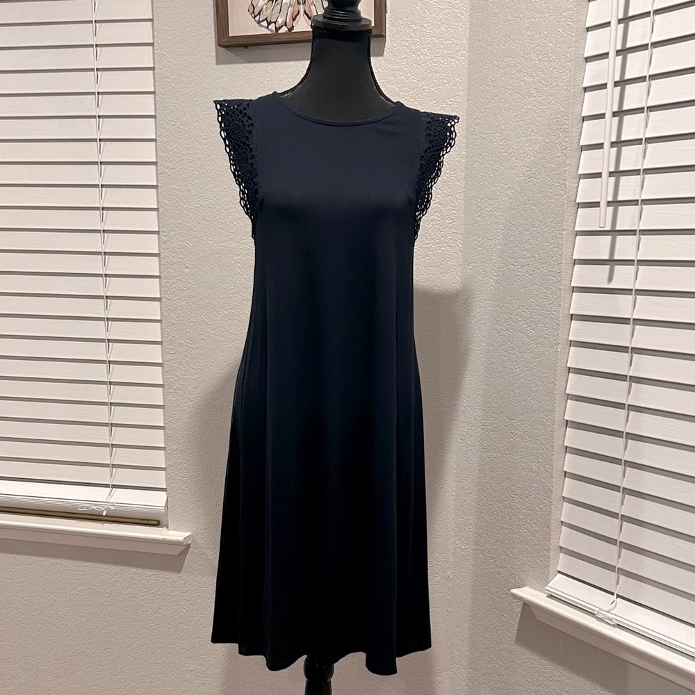 LOFT *TALL* Navy Dress